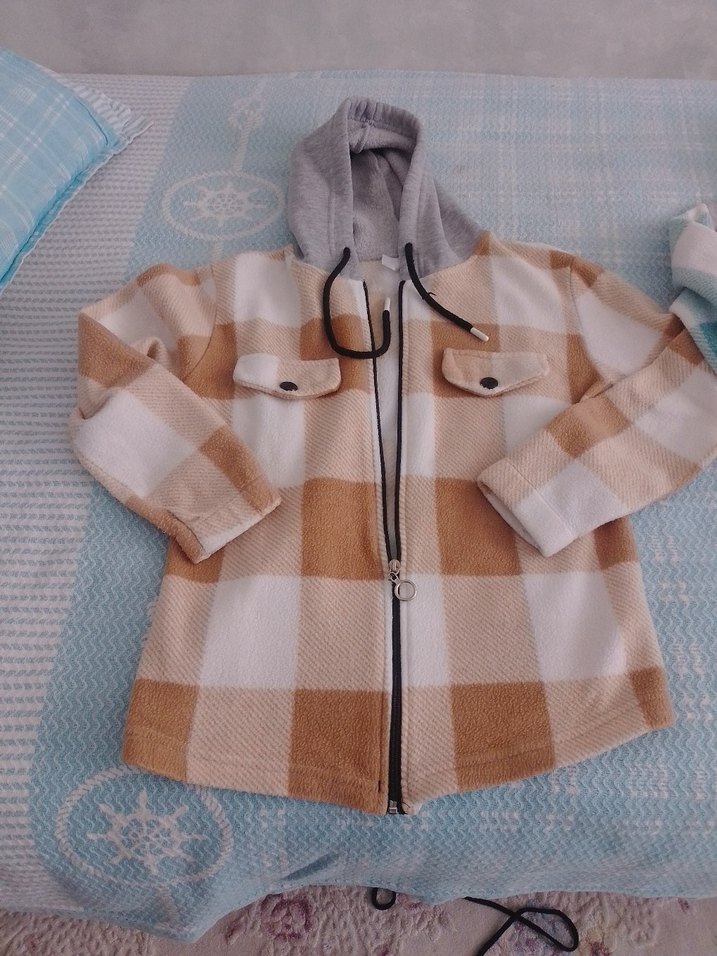 Kapüşonlu Ekose Desenli çocuk Gömlek - Görsel 2