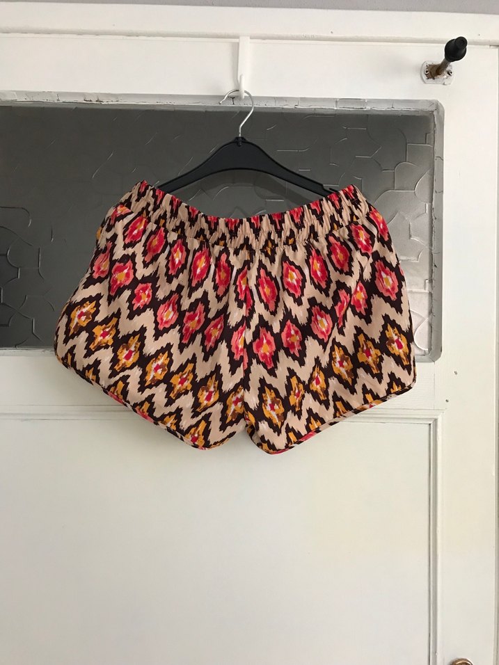 Bohem Çok Renkli Mini Şort - Görsel 2