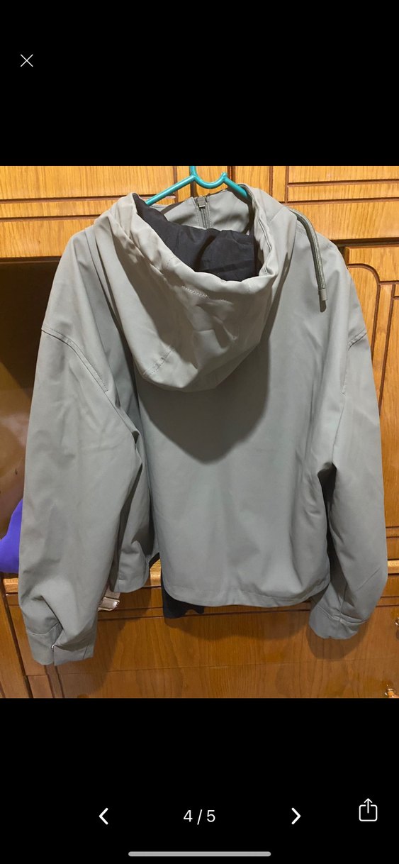 Kadın Haki Düğmeli Street Wear Ceket - Görsel 4