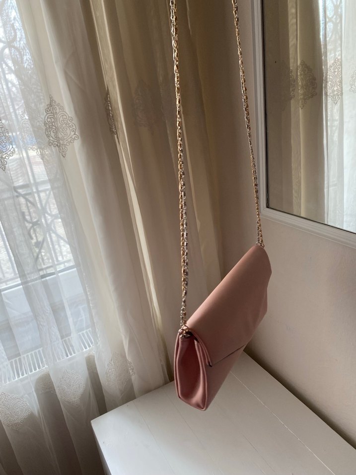 Zincir Detaylı Kadın Clutch Çanta - Görsel 3