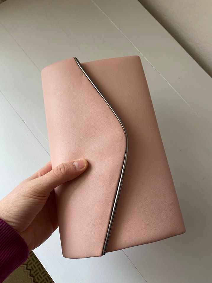 Zincir Detaylı Kadın Clutch Çanta - Görsel 5