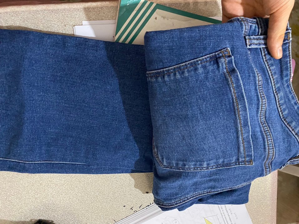 Mavi denim jean - Görsel 4