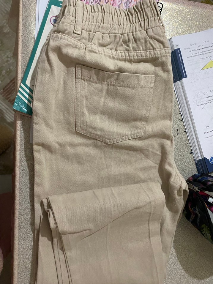 Bej Regular Fit  Kadın Pantolon - Görsel 2