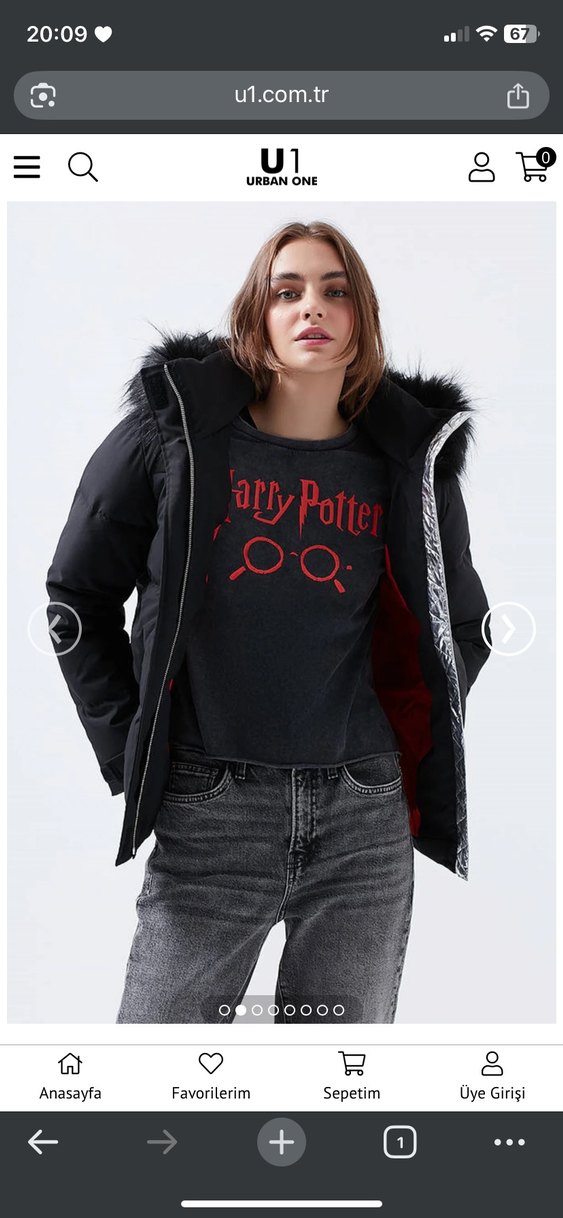 Siyah Kürklü Kadın Kışlık Mont - Görsel 4