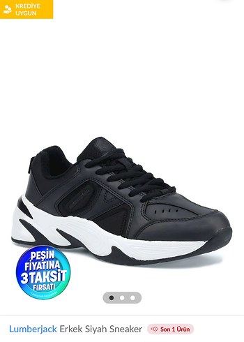 Lumberjack Erkek Siyah Sneaker - Görsel 6