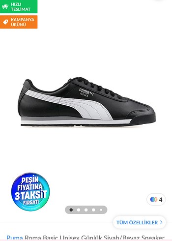 Puma roma basic spor ayakkabı - Görsel 4