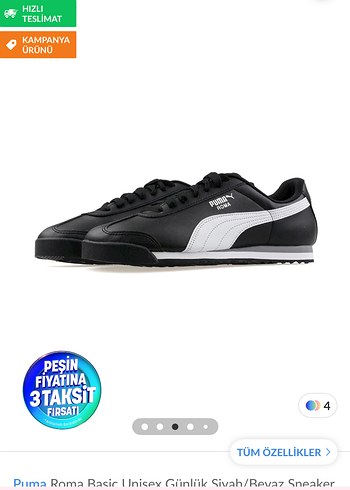 Puma roma basic spor ayakkabı - Görsel 6