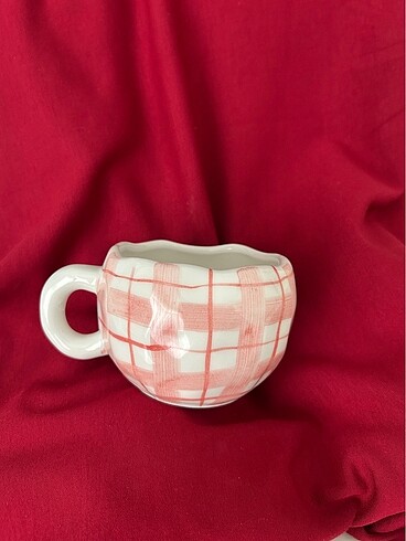 Seramik büyük boy mug. #kupa #ekose