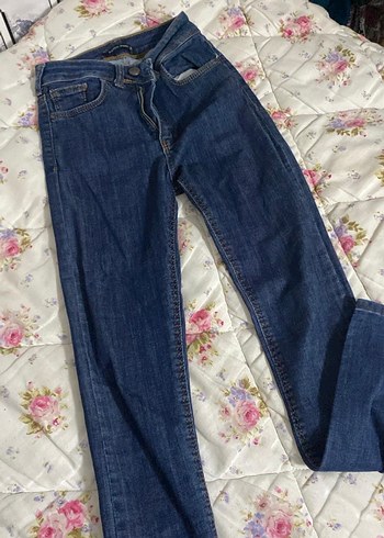 Mavi Kadın Denim Midi Pantolon