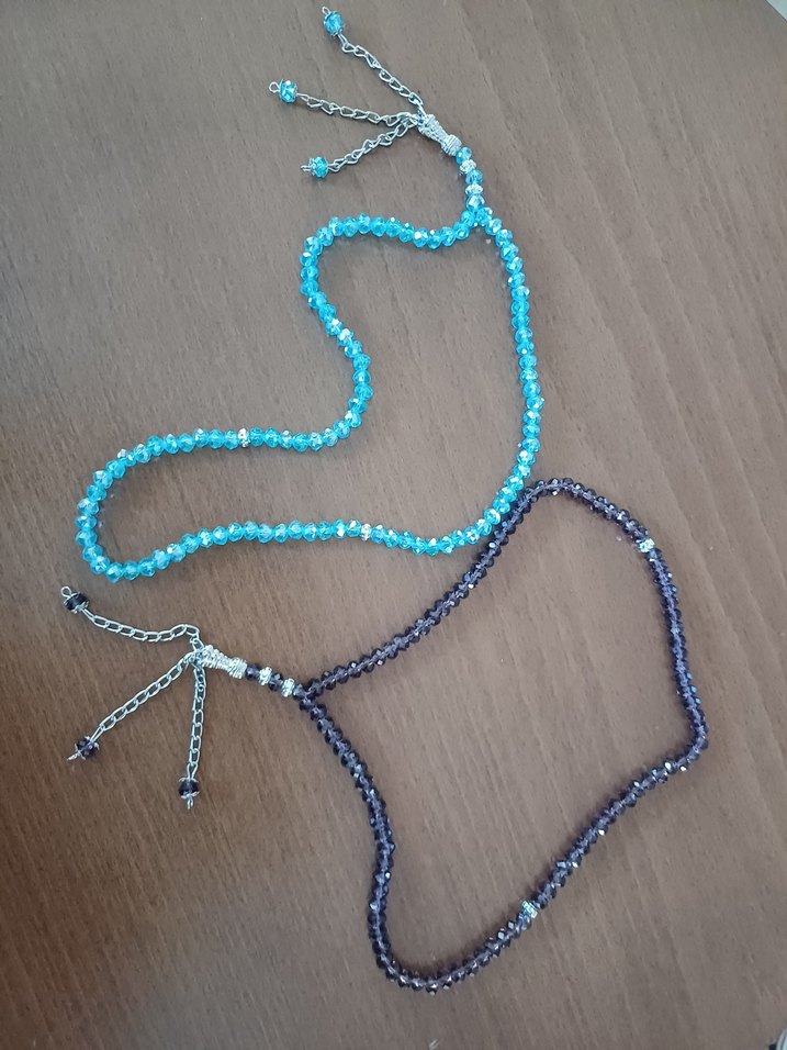 Bohem Tarzı  Tesbihler - Turkuaz ve Koyu Renk - Görsel 3