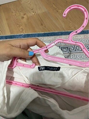 l Beden beyaz Renk Zara beyaz yazlık mini elbise