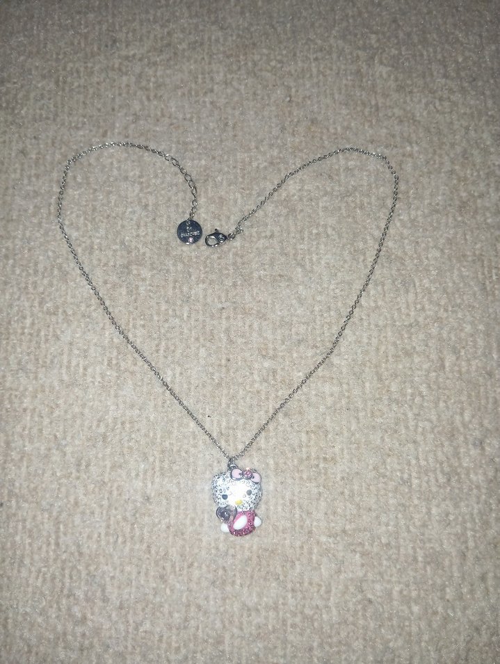 Swarovski hello Kitty kolye - Görsel 3