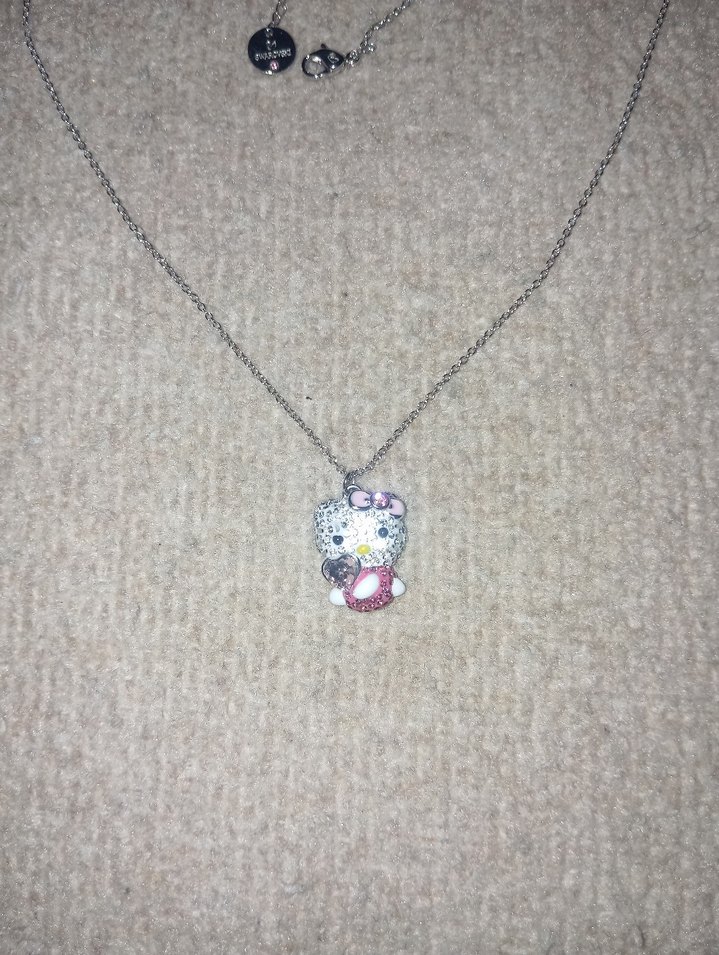 Swarovski hello Kitty kolye - Görsel 4