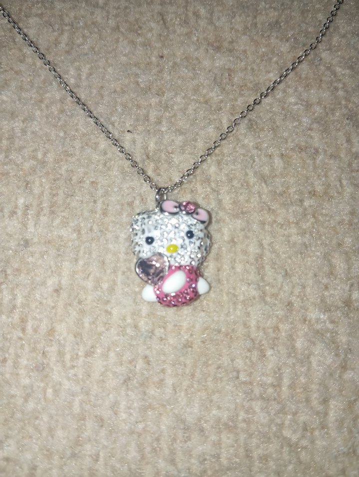 Swarovski hello Kitty kolye - Görsel 5