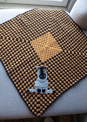 Nakışlı Örgü Çocuk Battaniyesi - Görsel 3