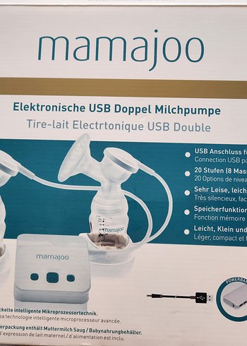 Mamajoo USB Çiftli Elektronik Göğüs Pompası