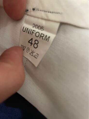 46 Beden Lacivert 48 beden kumaş pantolon