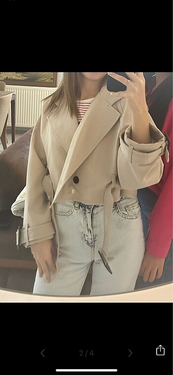 Trençkot crop