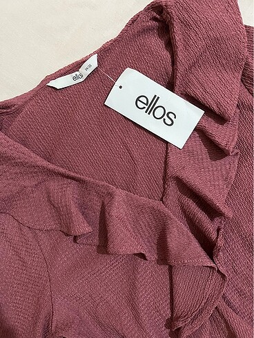 Bershka ellos mor bluz