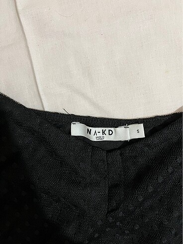 Bershka nakd siyah crop bluz