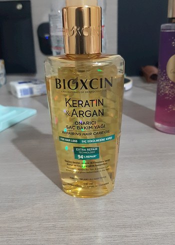 Bıoxcin Keratin & Argan Onarıcı Saç Bakım Yağı