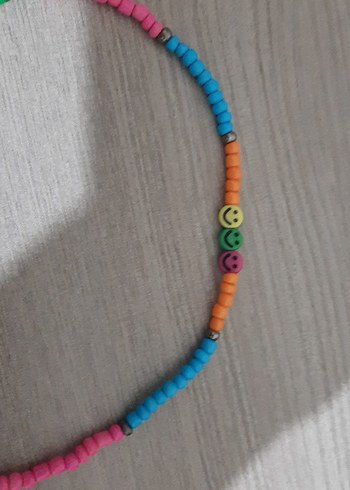 Renkli Boncuklu Bohem Midi Kolye - Görsel 2