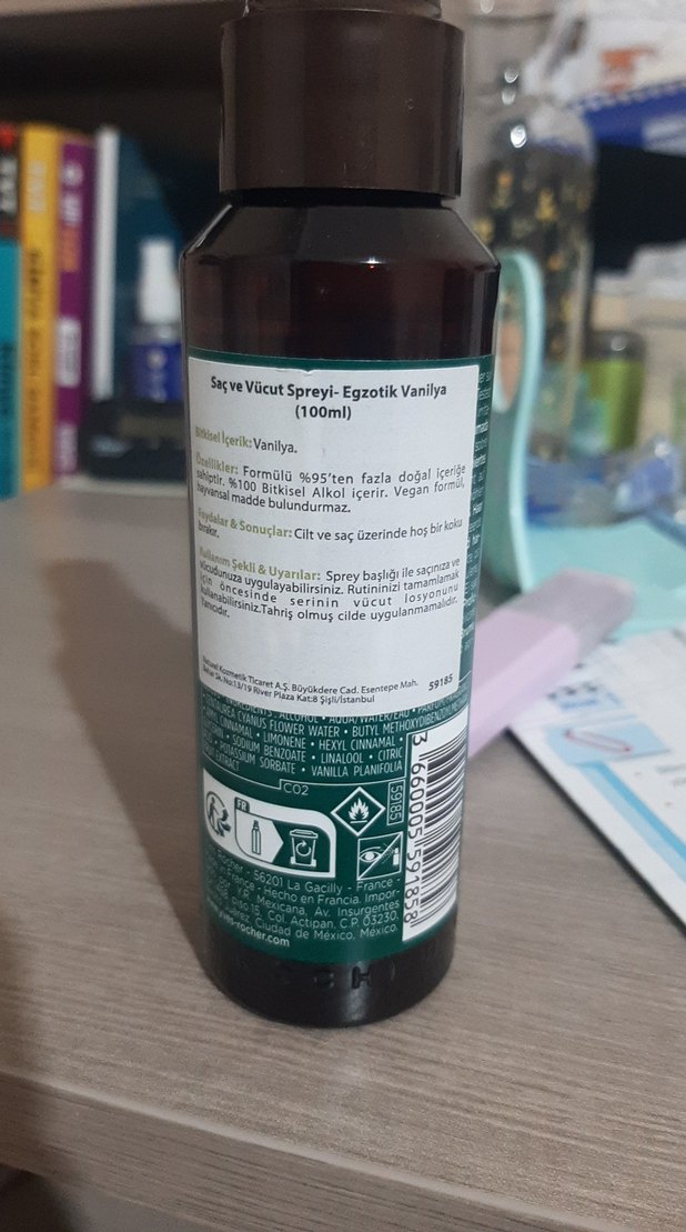 Yves Rocher Vanille Bourbon Vücut ve Saç Spreyi - Görsel 2