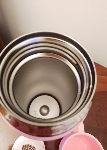 Pembe Pastel Karaca Termos - Görsel 5