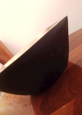 Parlak Altın Renkli Modern Dekoratif Kase - Görsel 3