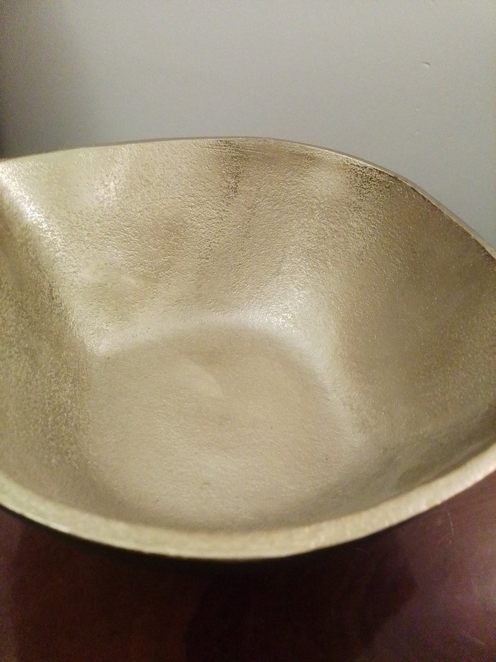 Parlak Altın Renkli Modern Dekoratif Kase - Görsel 2