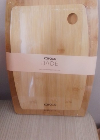 Karaca Bade Desenli bambu Kesme Tahtası