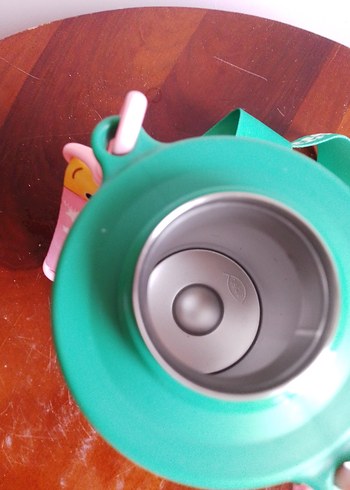 Emsan Çelik yeşil Renkli Dinozor Desenli Çocuk Termosu - Görsel 6