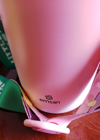 Emsan Çelik Renkli Pembe Çocuk Termosu - Görsel 6