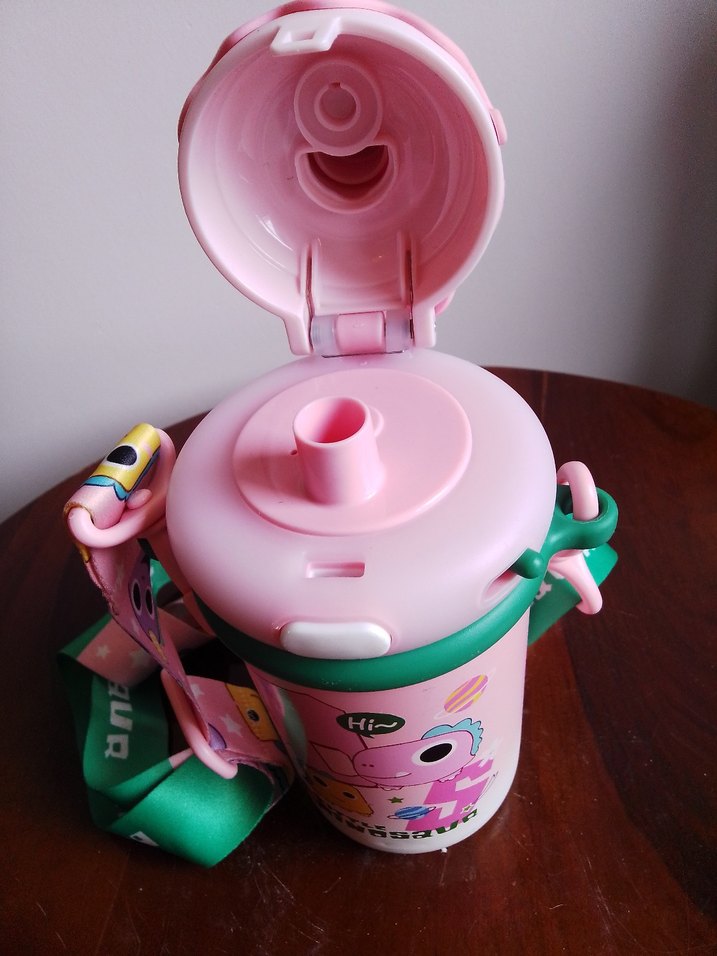 Emsan Çelik Renkli Pembe Çocuk Termosu - Görsel 2