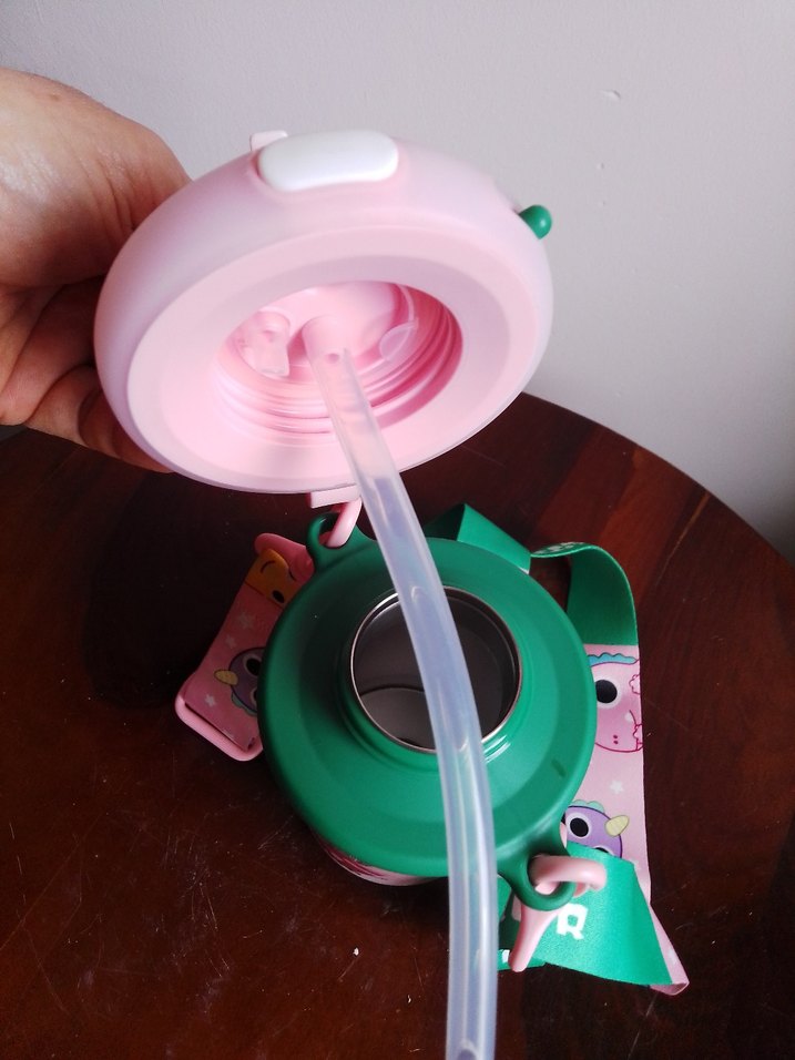 Emsan Çelik Renkli Pembe Çocuk Termosu - Görsel 3