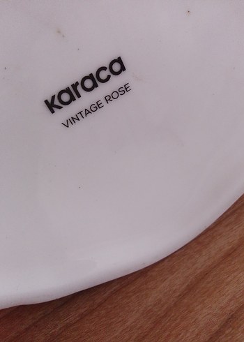 Karaca porselen vintage rose ayaklı oval sunum tabağı 35 cm - Görsel 10