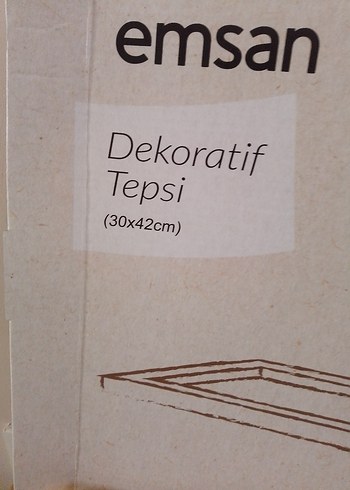  Beden çeşitli Renk Emsan Dekoratif tepsi