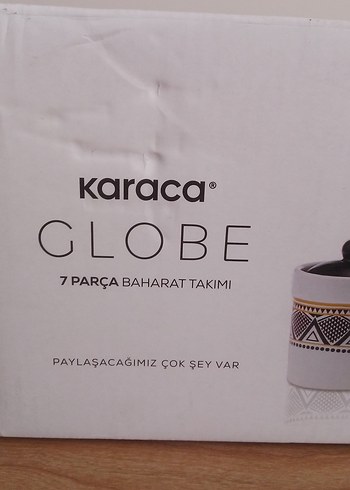 Karaca Karaca globe baharat takımı