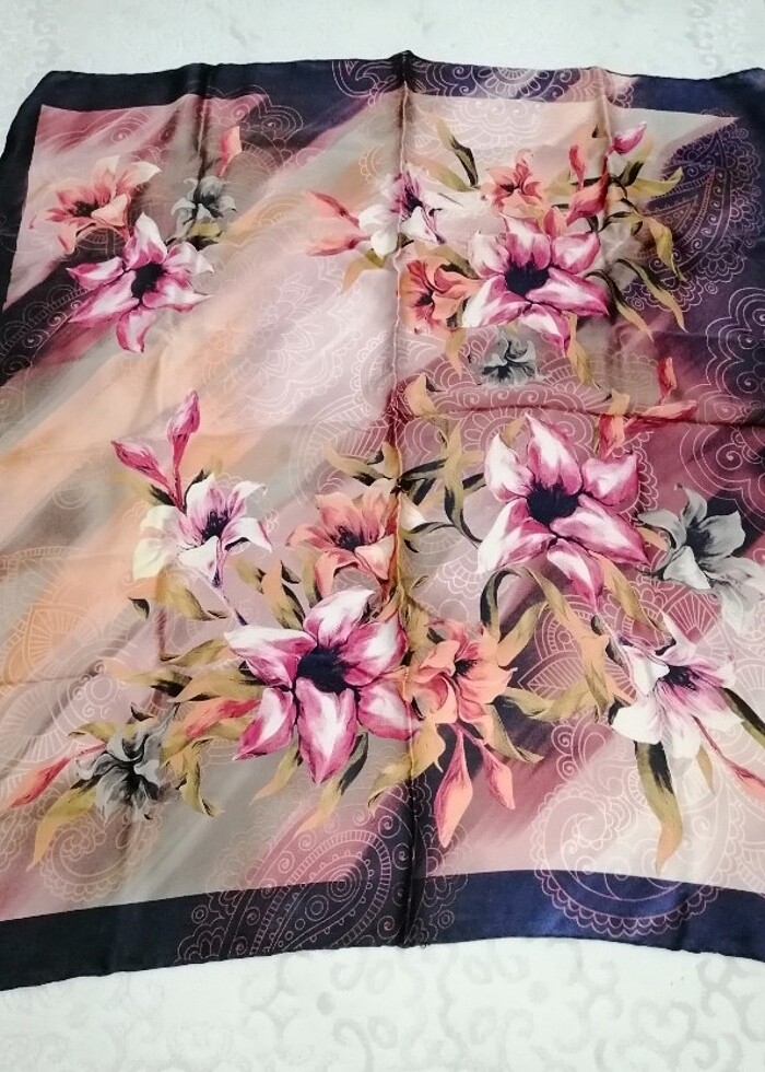 İpek eşarp  - Görsel 3