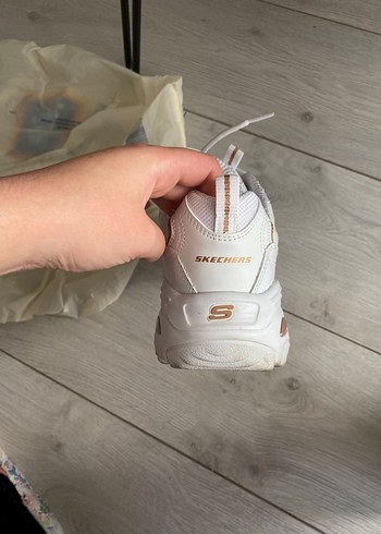 Skechers Beyaz Kadın Spor Ayakkabı DLites 39 numara - Görsel 3