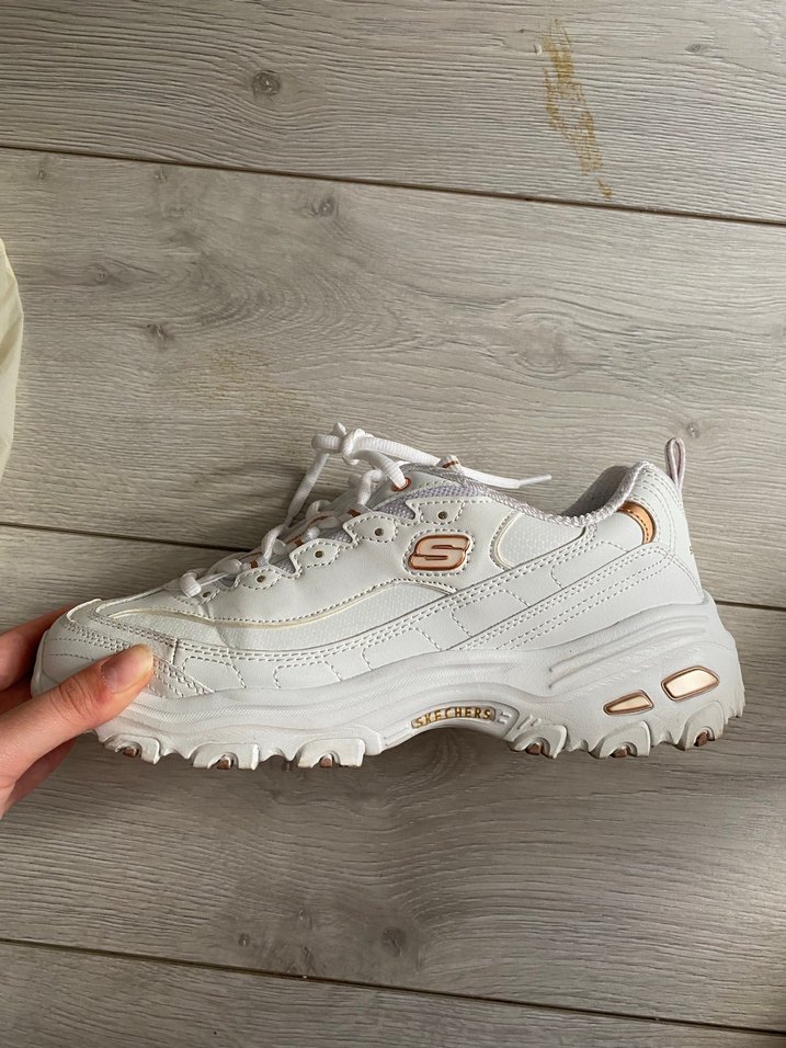 Skechers Beyaz Kadın Spor Ayakkabı DLites 39 numara - Görsel 2