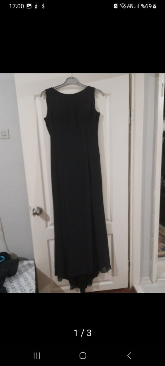 Zincir Detaylı Parlak Siyah El Zinciri - Görsel 3