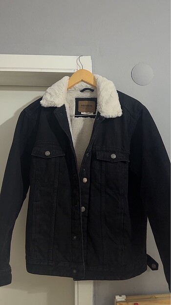 Pull and bear içi kürklü kot ceket
