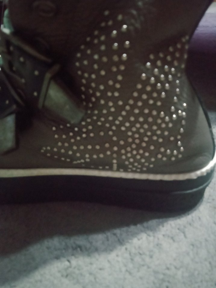 kadın Gri Kürklü Sıcak ayakkabı - Görsel 5