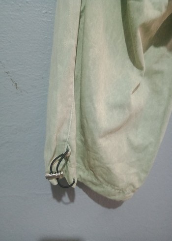 ikili takım Yeşil Salaş Keten Pantolon - Görsel 2