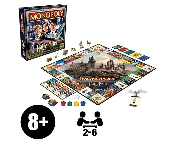 Monopoly Harry Potter Kutu Oyunu - Görsel 2