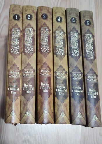 İhyau Ulumi'd Din 6 Cilt Set Riyazüssalihi 3 cilt 2 li set