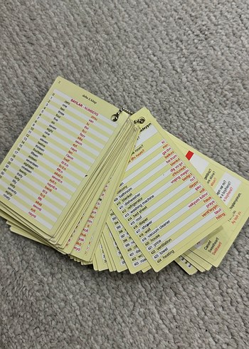 İngilizce dil kartı - Görsel 2