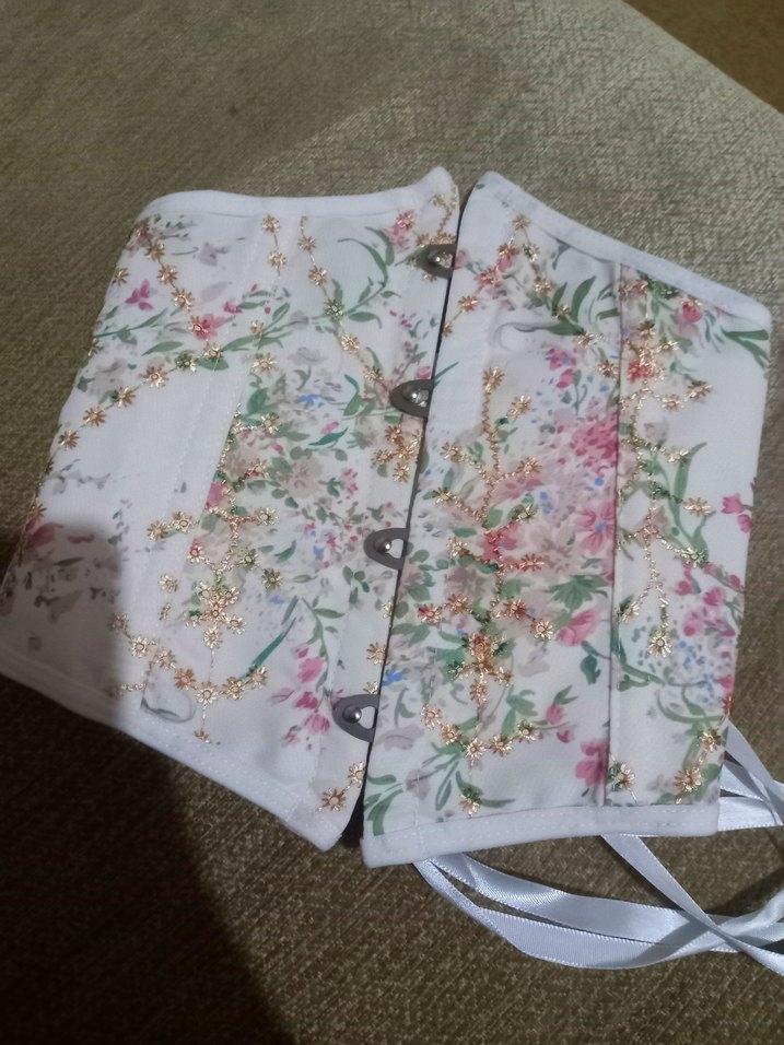 işlemeli Korse Büstiyer - Görsel 5