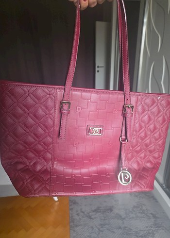 Pierre Cardin Piere Cardin Bordo Kullanilmamis Kapitone Omuz Cantasi